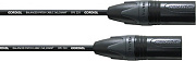 Cordial CPP 0,15 MM кабель XLR male/XLR male, разъемы Neutrik, 0,15 м, черный